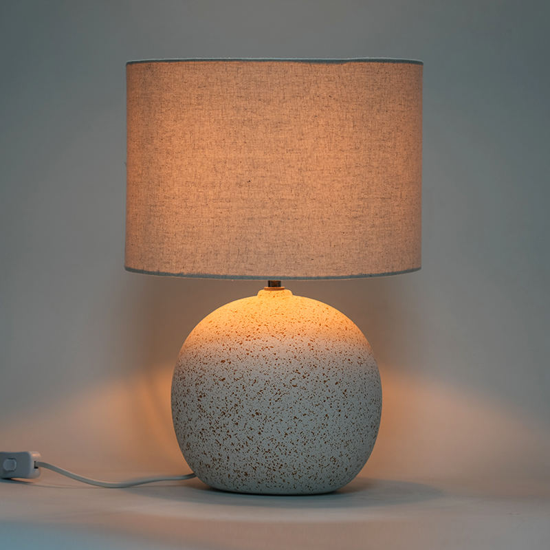 Japonský štýl keramická stolová lampa retro nočná lampa