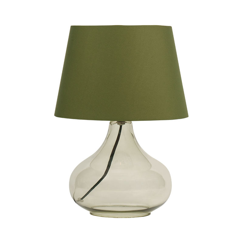 Európsky štýl jednoduchá sklenená stolová lampa