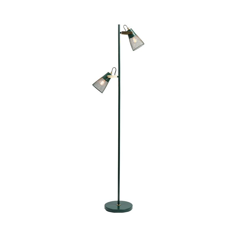 Priemyselný štýl kované železné kovová stojacia lampa