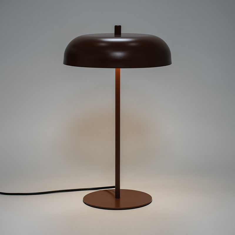 LED vintage kovová stolová lampa