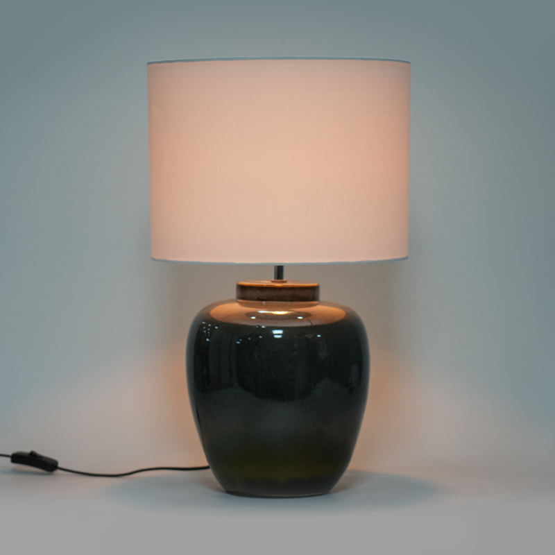 Gradientová keramická retro stolová lampa