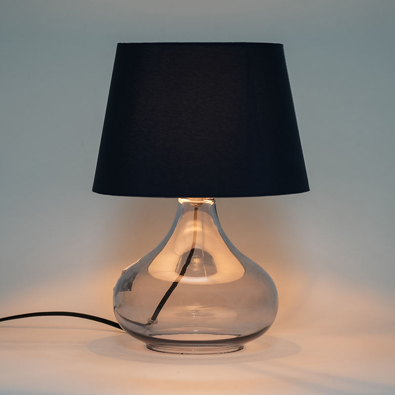 Európsky štýl jednoduchá sklenená stolová lampa