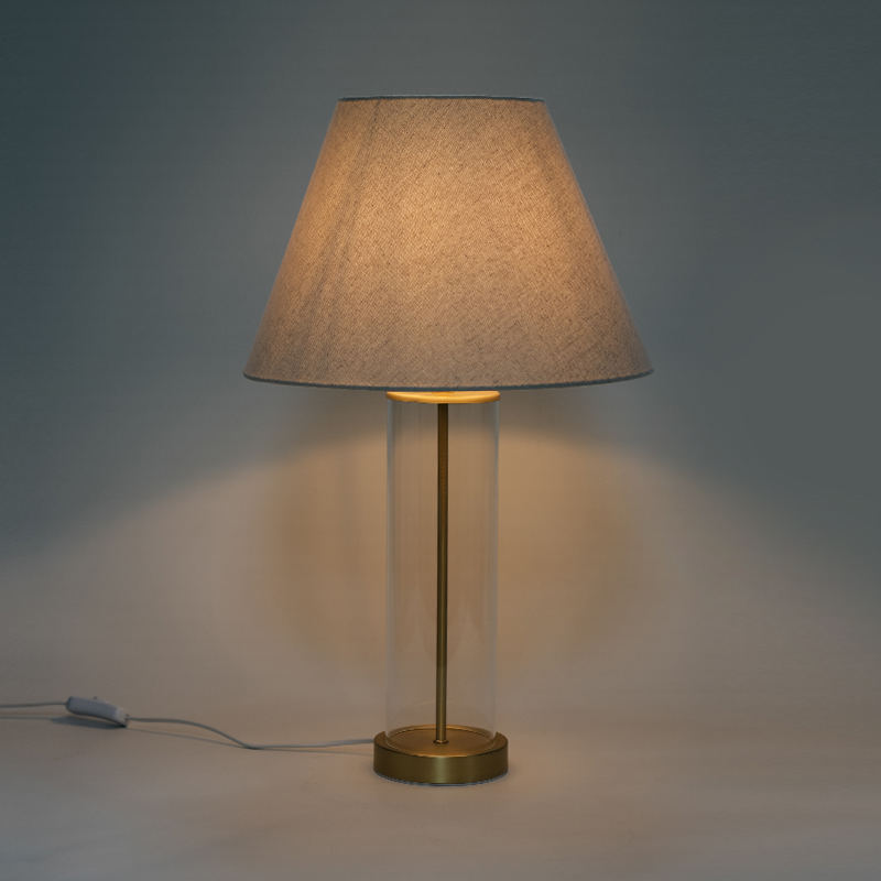 Americký sklenený stolová lampa