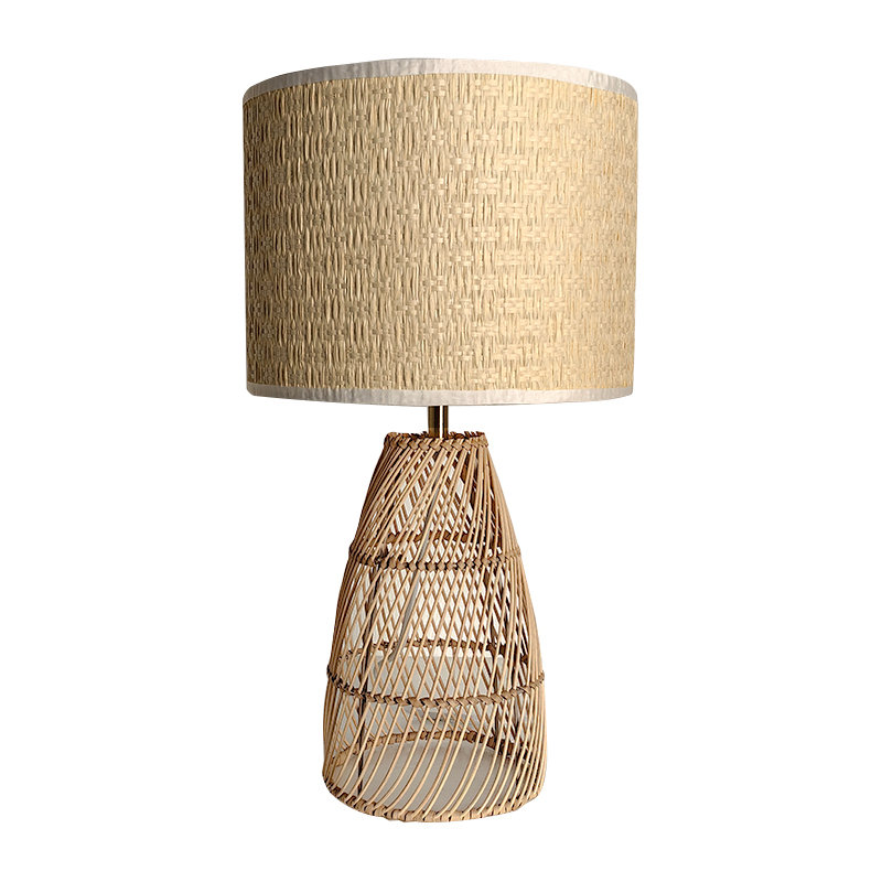 Ručne tkaná umelecká stolová lampa
